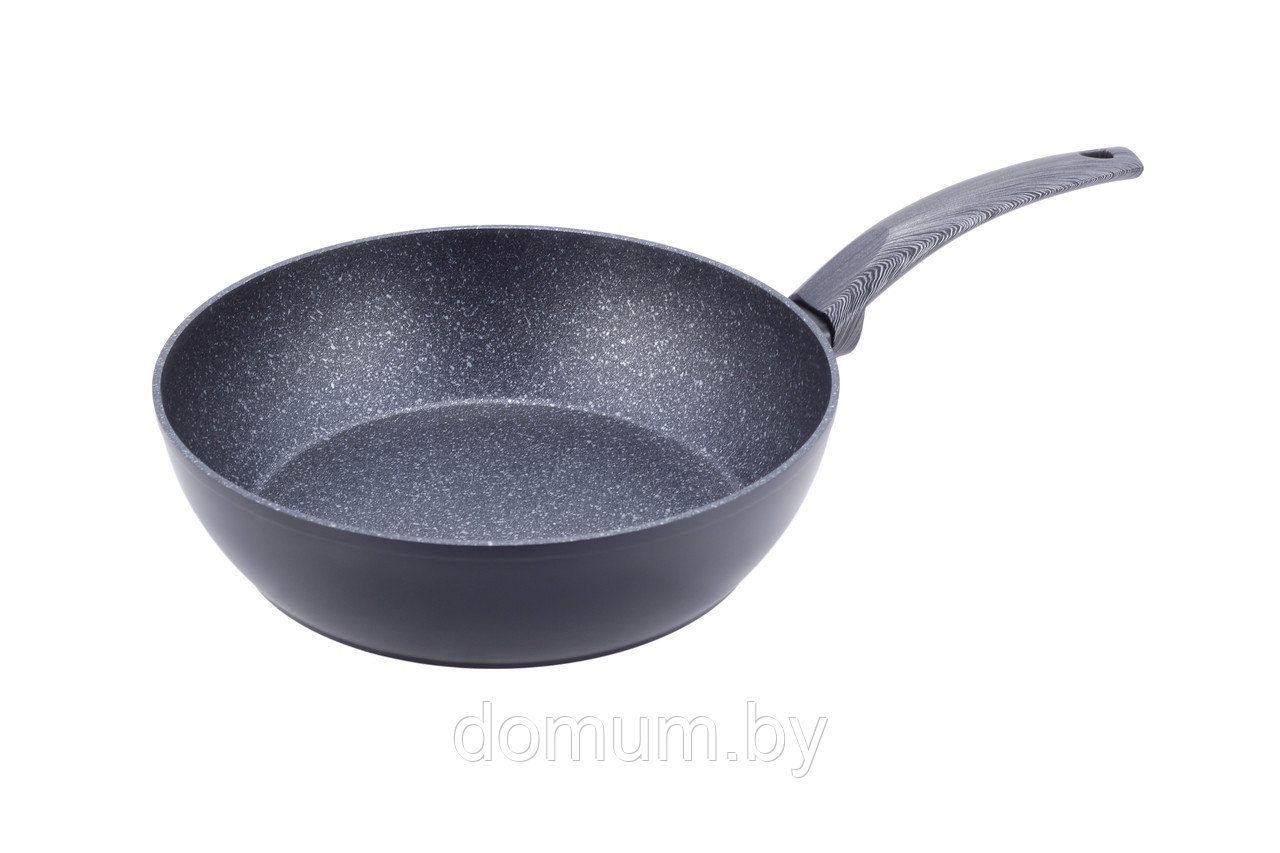 Сотейник Ø26см  Black marble из алюминия 4135