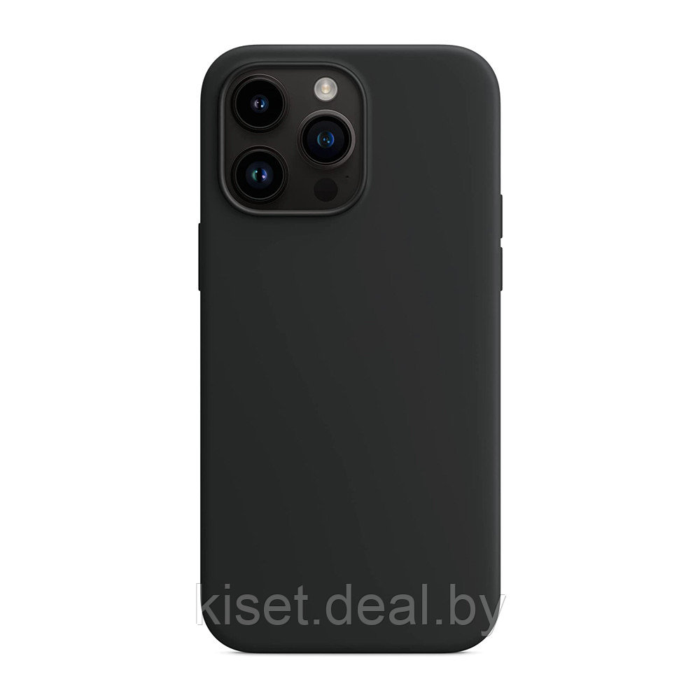 Силиконовый чехол KST MC для Apple iPhone 14 Pro Max черный - фото 1 - id-p188915639