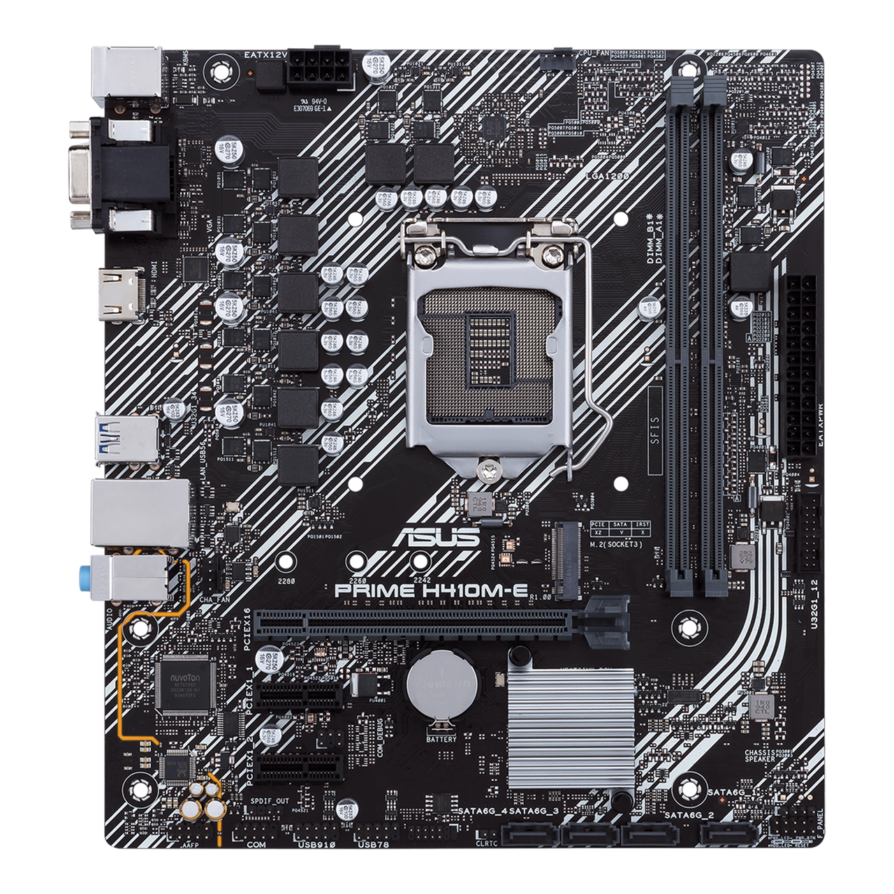 Материнская плата ASUS Prime H410M-E
