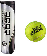 Мячи теннисные Balls Unlimited Code Black (4 шт. в упаковке)