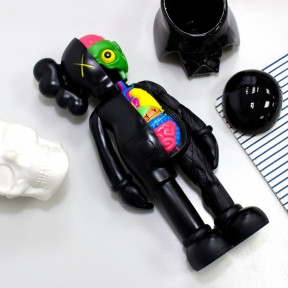 Kaws Dissected Black Игрушка 40 см - фото 1 - id-p179629540