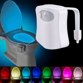 Цветная LED подсветка для унитаза (туалета) с датчиком движения Light Bowl - фото 1 - id-p179630382