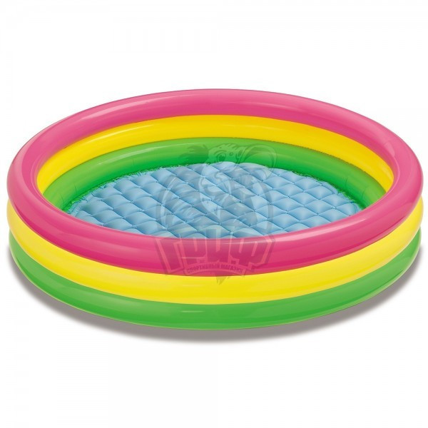 Бассейн детский надувной 147х33 см Intex Sunset Glow Pool (299 л) (арт. 57422F)