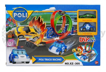 Игровой набор Robocar Poli: Автотрек кольцо Робокар Поли XZ-305 - фото 1 - id-p179631807