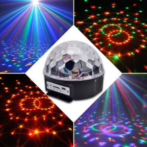 Диско-шар LED RGB Magic Ball Light, пульт ДУ, флешка (Высокое качество - Рекомендуем) - фото 1 - id-p179632052