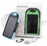 УЦЕНКА Внешний аккумулятор на солнечных батареях Solar Сharger 5000mAh Зеленый