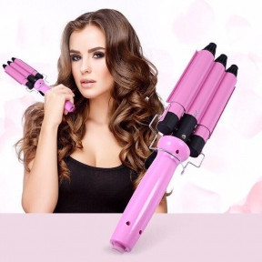 Тройная плойка для создания волн Professional Hairdressing JUNJUN ELECTRICAL JJ-928 - фото 1 - id-p132030405