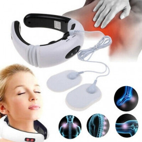 Импульсный электрический массажер для шеи Cervical Vertebra physiotherapy instrument KL-5830 (HX-5880)