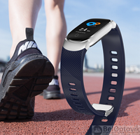 Смарт-браслет Smart Bracelet Unleach Your Run QW16 с функцией измерения артериального давления Синий