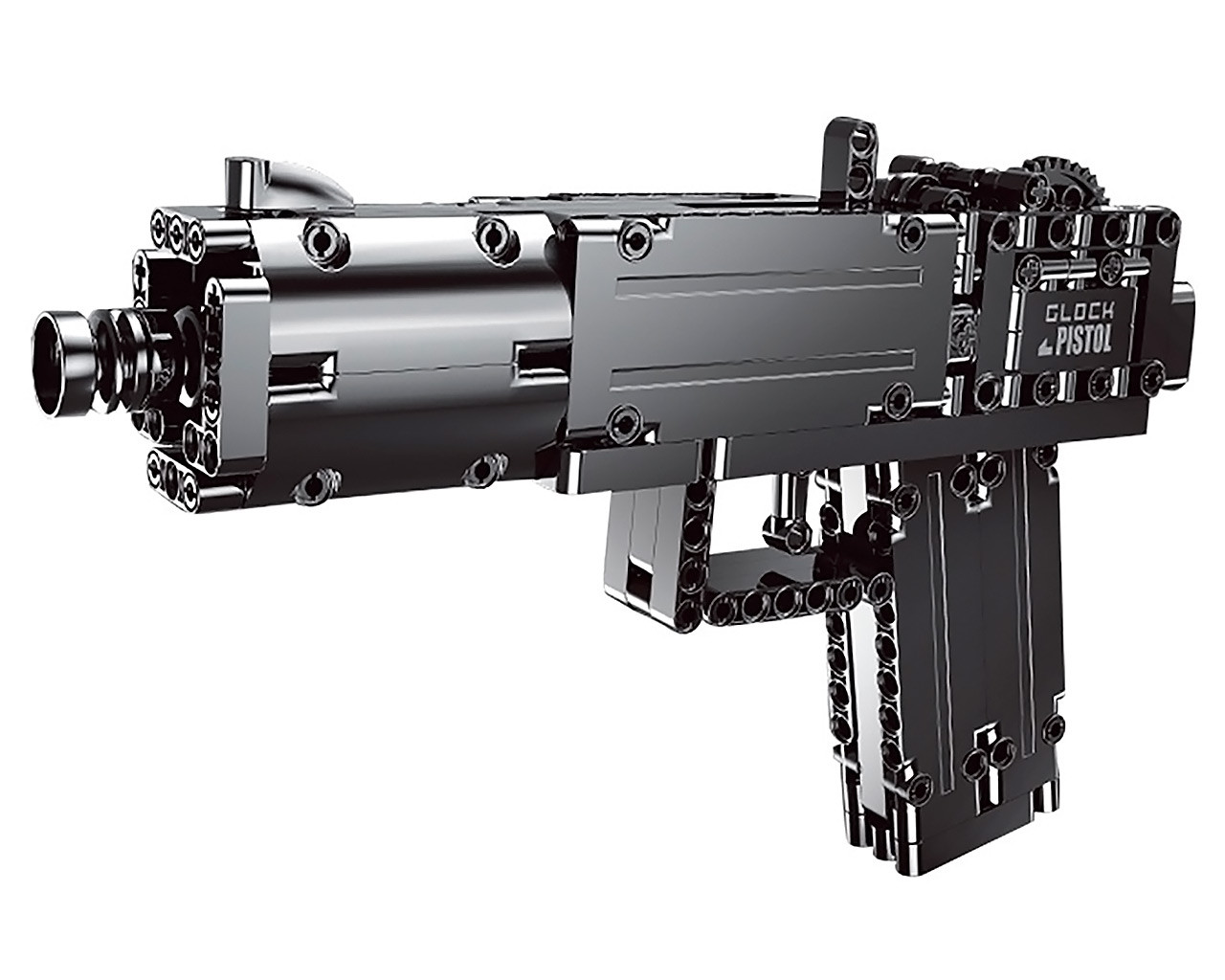 Конструктор Автоматический пистолет Glock, Mould King 14008, аналог LEGO - фото 3 - id-p188936776