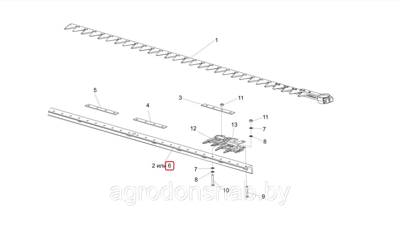 Брус пальцевый Гомсельмаш КЗК-10-1507704 - фото 1 - id-p188780780