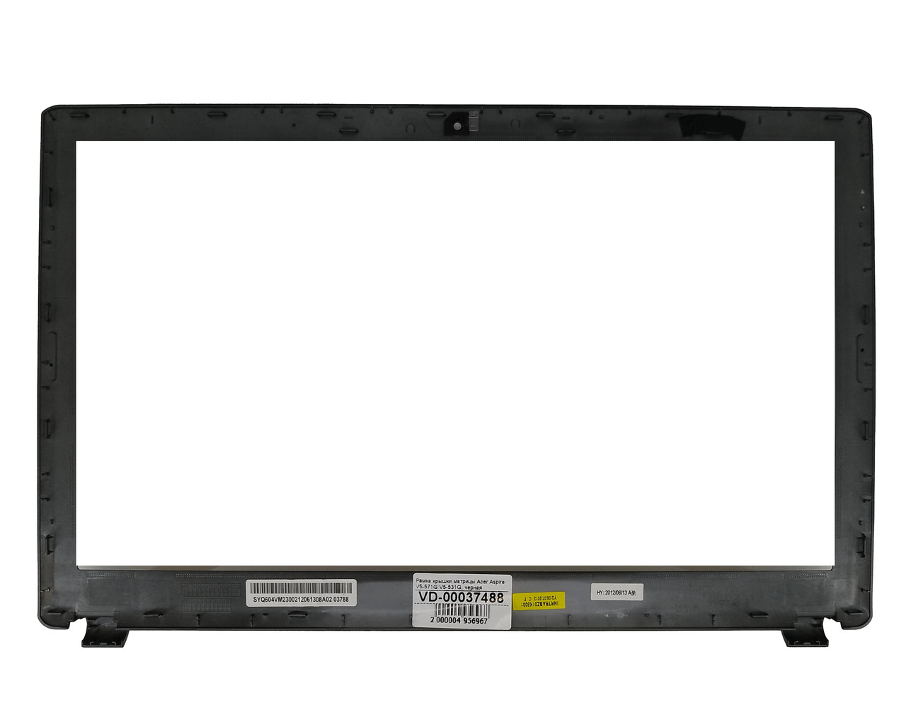 Рамка крышки матрицы Acer Aspire V5-571G, V5-531G, черная - фото 2 - id-p188937040