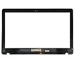 Рамка крышки матрицы Asus VivoBook X550, для крышки со Slim матрицей, черная, фото 2