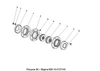 Муфта ведущего моста КЗК-10-0107140