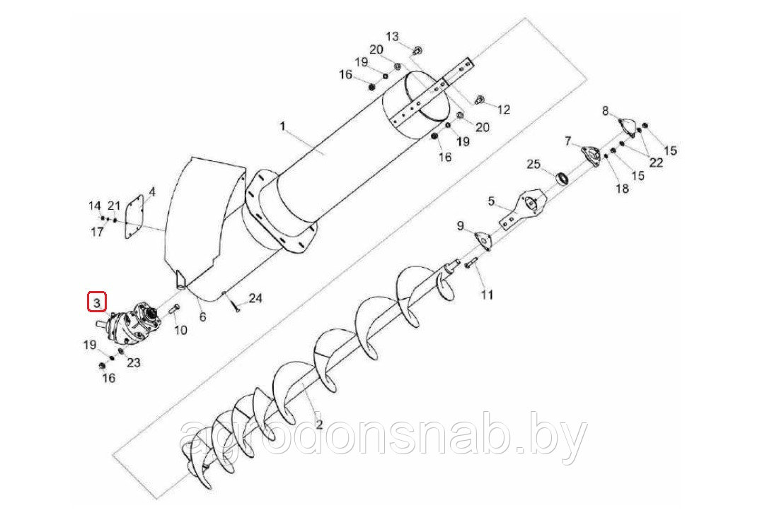 Редуктор Гомсельмаш КЗК-12-0245000