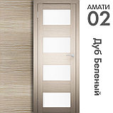 Межкомнатная дверь "АМАТИ" 02 (Цвета - Эшвайт; Беленый дуб; Дымчатый дуб; Дуб шале-графит; Дуб венге и тд.), фото 4