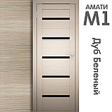 Межкомнатная дверь "АМАТИ" М1 (Цвета - Эшвайт; Беленый дуб; Дымчатый дуб; Дуб шале-графит; Дуб венге и тд.), фото 4