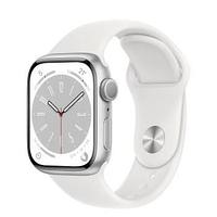 Apple Apple Watch Series 8 GPS 41mm Silver Aluminum Case with White Sport Band (MP6K3)