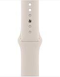 Apple Apple Watch Series 8 GPS 41mm Starlight Aluminum Case with Starlight Sport Band (MNU93), фото 2
