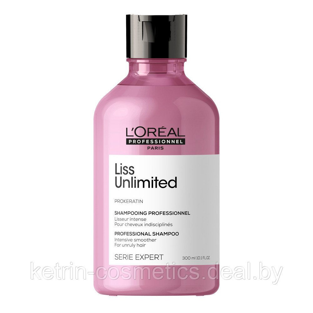 Разглаживающий шампунь для непослушных волос Liss Unlimited Loreal Professionnel 300 мл - фото 1 - id-p67107649