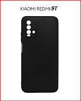 Чехол-накладка для Xiaomi Redmi 9T (силикон) черный с защитой камеры