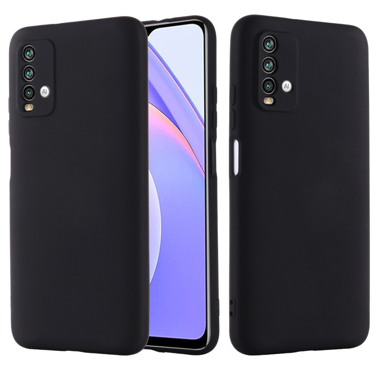 Чехол-накладка для Xiaomi Redmi 9T (силикон) черный с защитой камеры - фото 3 - id-p155972638