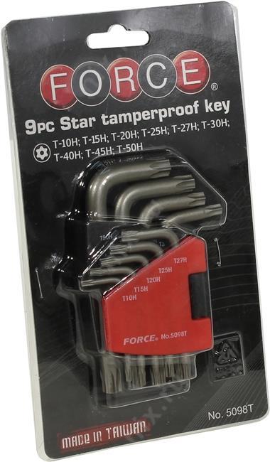 Набор ключей TORX Г-образных, 9пр. Rock FORCE RF-5098T - фото 1 - id-p188952527