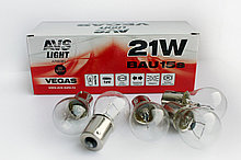 Автомобильная лампа AVS Vegas 12V.21W(BAU15S)BOX(10 шт.)смещ.штифт