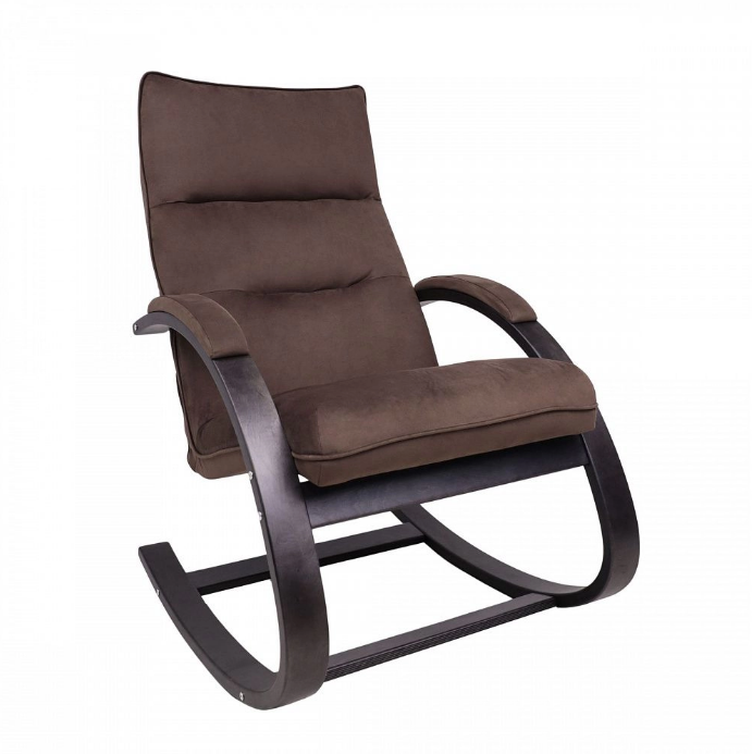 Кресло-качалка Moreno (венге/коричневый) - фото 1 - id-p188954453
