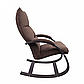 Кресло-качалка Moreno (венге/коричневый), фото 4