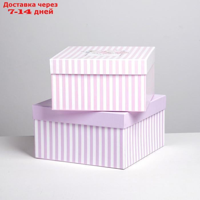 Набор подарочных коробок 5 в 1 "Тебе", 14 х 14 х 8 - 22 х 22 х 12 см - фото 2 - id-p188538987