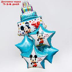 Набор фольгированных шаров "Happy Birthday", Микки Маус 36"