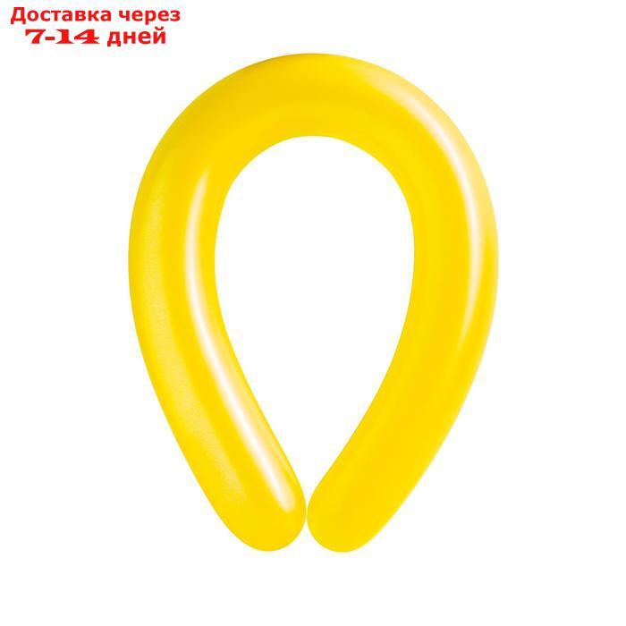 Шар для моделирования латексный 350", стандарт, набор 100 шт., цвет жёлтый - фото 1 - id-p188540143