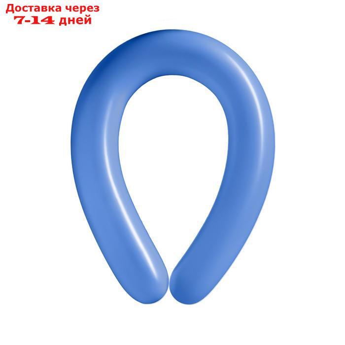 Шар для моделирования латексный 350", перламутровый, набор 100 шт., цвет сапфирово-голубой - фото 1 - id-p188540146