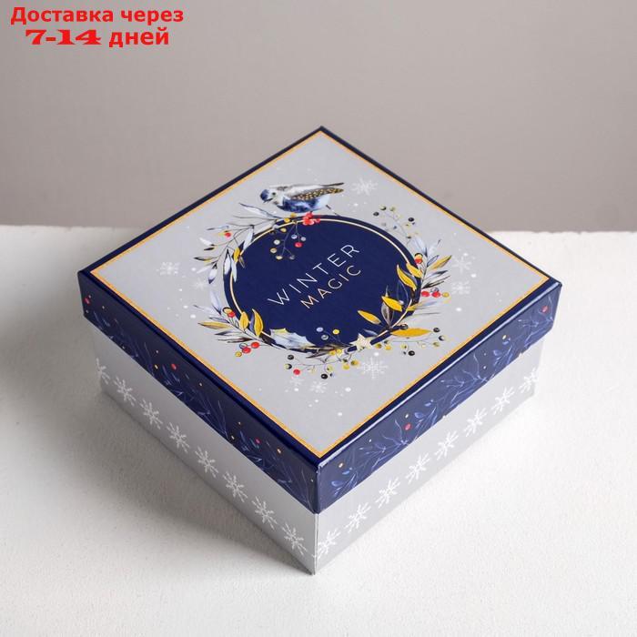 Набор подарочных коробок 6 в 1 "Новогодний", 10 × 10 × 6 - 20 × 20 × 11 см - фото 5 - id-p188539197