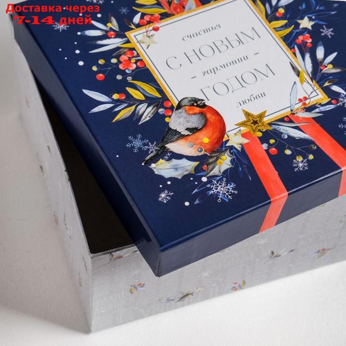 Набор подарочных коробок 6 в 1 "Новогодний", 10 × 10 × 6 - 20 × 20 × 11 см - фото 9 - id-p188539197