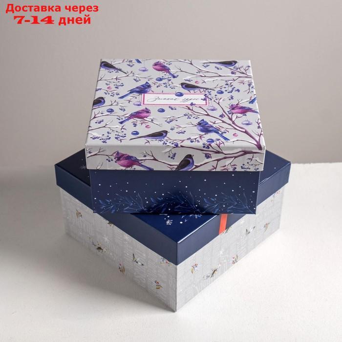 Набор подарочных коробок 6 в 1 "Новогодний", 10 × 10 × 6 - 20 × 20 × 11 см - фото 10 - id-p188539197