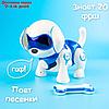 Интерактивная собака-робот "Чаппи", русское озвучивание, световые и звуковые эффекты, цвет синий, фото 8