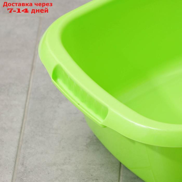 Таз овальный "Водолей", 17 л, цвет салатовый - фото 3 - id-p188540629