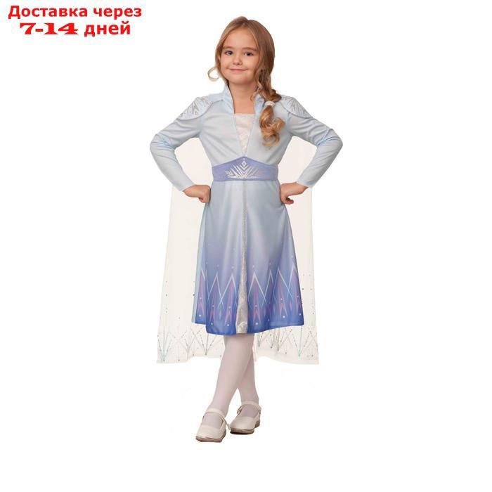 Карнавальный костюм "Эльза 2", платье, р. 28, рост 110 см - фото 1 - id-p188539553