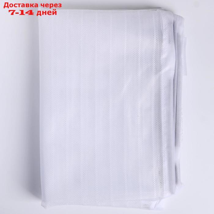 Сетка антимоскитная для дверей, 100 × 210 см, на магнитах, цвет белый - фото 2 - id-p188540697