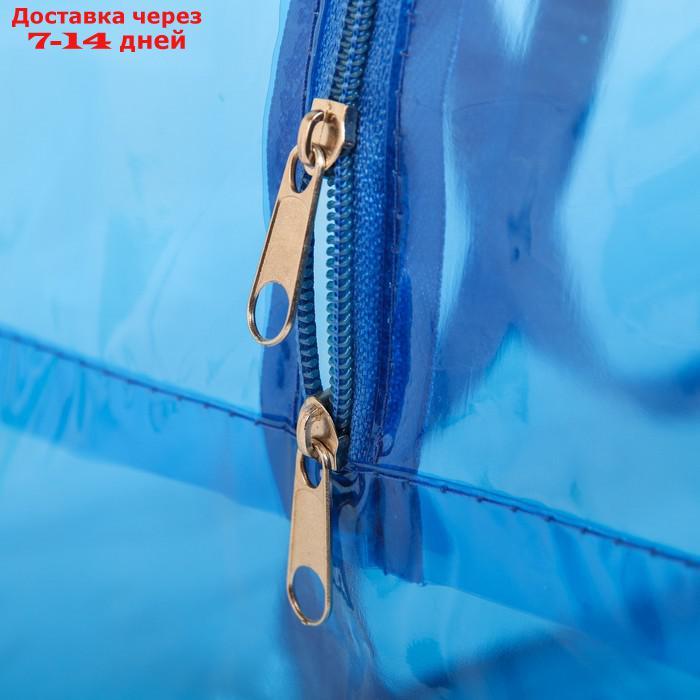 Набор сумок в роддом, 3 шт., цветной ПВХ, цвет голубой - фото 5 - id-p188923078