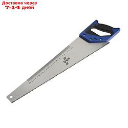Ножовка по дереву TUNDRA, 2К рукоятка, 2D заточка, каленый зуб, 7-8 TPI, 500 мм
