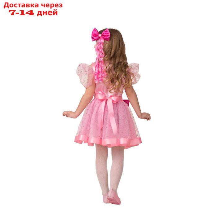 Карнавальный костюм "Пинки Пай", платье, заколка-волосы, р. 30, рост 116 см - фото 2 - id-p188538814