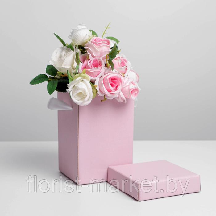 Коробка складная «Розовый», 10*18 см