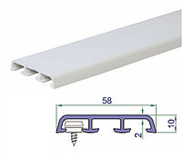 Наличник 55мм (6м) ПВХ белый