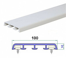Наличник 100мм (6,5 м) ПВХ белый