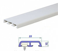 Наличник 35мм (6,5 м) ПВХ белый