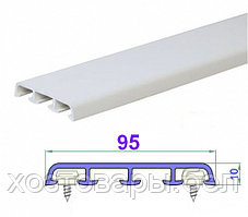 Наличник 95мм (6,5 м) ПВХ белый