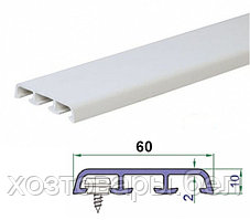 Наличник 60мм (6,5 м) ПВХ белый